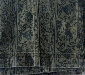 Free People NWT Sz 0(XS) Modern Femme Denim Mini Skirt Olive Black Floral thumbnail 9