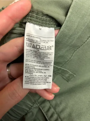 Women's OG Chino Green Pants Size Medium thumbnail 8