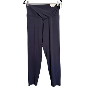 OFFLINE by Aerie Real Me 7/8 Leggings High Rise Crossover Waist Navy Blue XL thumbnail 2