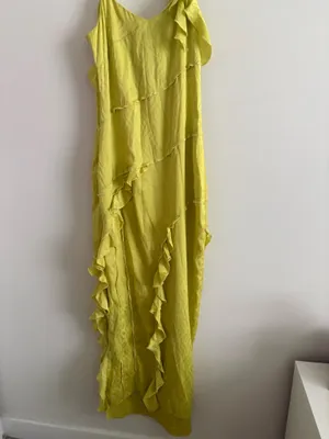 Sur Halo Women's Shyla Dress Maxi Length Yellow Size Small thumbnail 8
