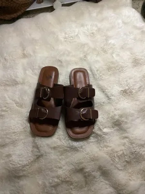 Bamboo Double Buckle Sandals 7.5 thumbnail 2