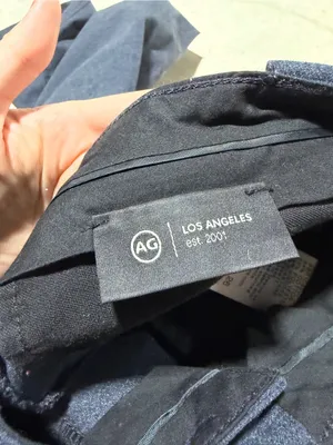 AG Navy Wide-Leg Dress Pants 26 thumbnail 8