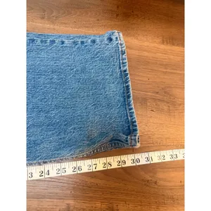 Abercrombie & Fitch Curve Love The Baggy Low Rise Jeans 33 16R Medium Wash thumbnail 6