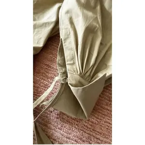 Inspired Designer Poplin Shirt Dress Beige Sizes M & L Brand New thumbnail 8