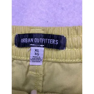 Urban Outfitters Corduroy Pants Women XL Yellow High Rise‎ Devil Skate thumbnail 2