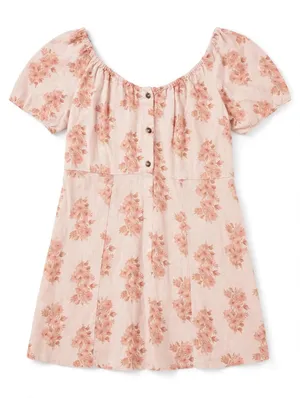Universal Thread Target Pink Floral Off-Shoulder Dres thumbnail 4