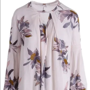 Free People ✨HP✨Electric Orchid Print Swing Tunic✨ thumbnail 8