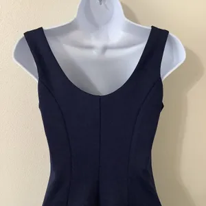 City Studio Navy Lace Detail‎ Going Out Date Night Formal Stretch Dress Small thumbnail 6