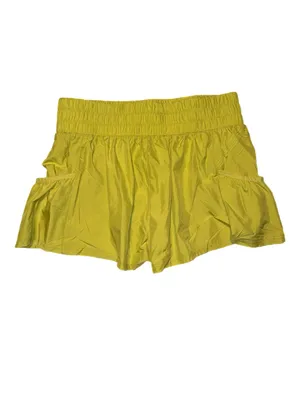 NWT Free People Movement Get Your Flirt On Shorts Honey Dew Moss Large thumbnail 5