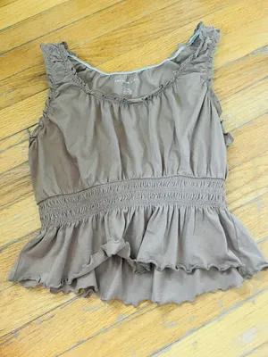American Eagle peplum top size small thumbnail 1