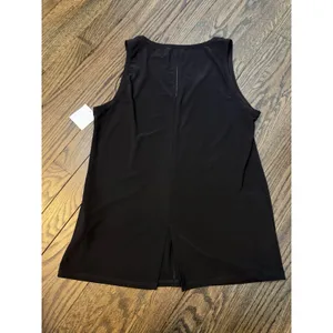 Vince Camuto Women's Black Vneck Stretchy She'll Tank XS NWT thumbnail 9