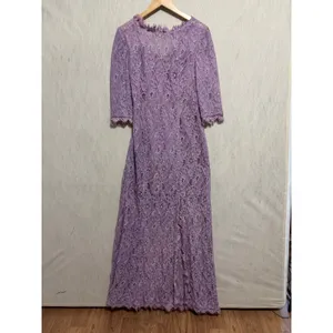 NWT JJ's House Lace Full Length Dress Womens 14 Wisteria Formal‎ Wedding Event thumbnail 14