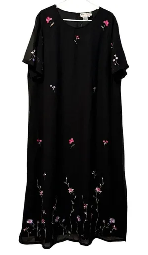 Bedford Fair Lifestyles‎ Floral Maxi Dress Cottagecore Classic Lightweight NWT thumbnail 1