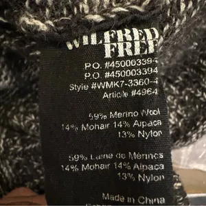 Aritzia Wilfred Free Alpaca Merino Wool Blend Cardigan‎ Sweater Size XS thumbnail 9