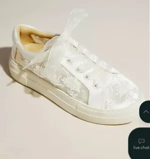 Betsey Johnson Bridal Sneakers thumbnail 1