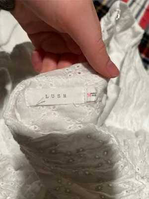 Lush Clothing Ruffle Mini White Skirt thumbnail 3