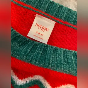 Holiday Time Size S Merry Christmas Embellished Sequin Crew Neck Ugly Sweater thumbnail 11