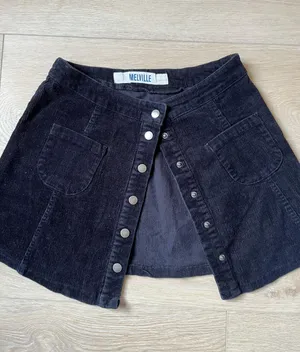 Brandy Melville Corduroy Button Up Skirt thumbnail 2