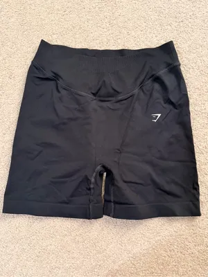 Gymshark Black‎ Seamless High Rise Biker Shorts Women’s Small thumbnail 2