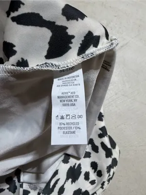 Aerie high cut cheeky Leopard Print Bikini Bottoms XL thumbnail 7