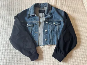 AllSaints Cropped Jacket Jean thumbnail 1
