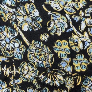 Free People Bohemian Mini Dress Black‎ Floral Babydoll Long Sleeve Womens 0 thumbnail 6