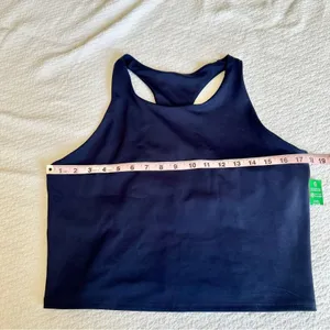 Gap GapFit High-Neck Brami Bra Cami Tank XL Navy Blue NEW thumbnail 5