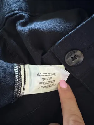Gap Women’s Elastic Waist Black Cargo Jogger Pants thumbnail 7
