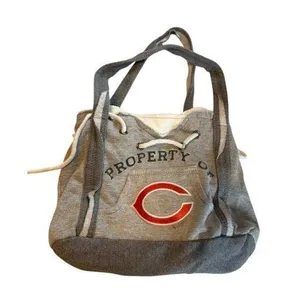 Chicago Bears Property Of C Tote Bag With Drawstring & Snap Closure thumbnail 1