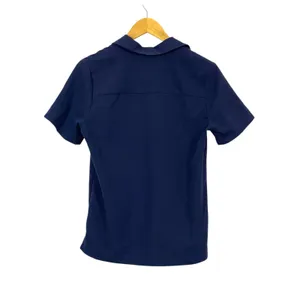 FIGS Nala Short Sleeve Scrub Polo Top - Blue - XS thumbnail 2