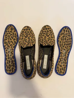 Rothys Spotted Leopard Print Loafers Slip On Round Toe Animal size 9.5 thumbnail 7