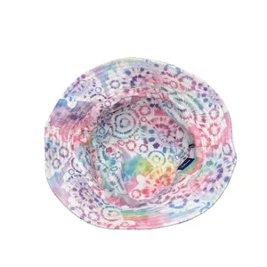 Disney Spirit Jersey Bucket Hat Unisex‎ OS Rainbow Tie Dye Excellent Reversible thumbnail 5