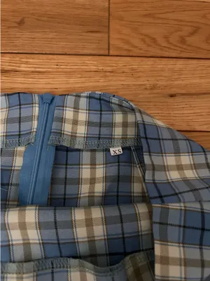 Plaid Skirt Blue Size XS thumbnail 3