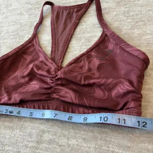 Gymshark GS Power Sports Bra Ruched Training Mesh Marble‎ Print XS thumbnail 7
