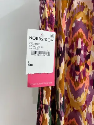 Vince Camuto Boho Ikat Print Maxi Skirt Size L thumbnail 8