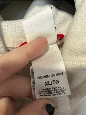 The North Face White Full-Zip Fleece Hoodie Casual Outdoors Preppy thumbnail 4