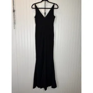 Lulus Melora Black Sleeveless Maxi Dress Wedding Bridesmaid Party Formal Small thumbnail 5