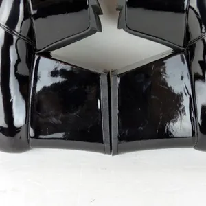 Lamoda Mary Jane Shoes Women 7 Black Patent Overthinking It Platform Cutout Goth thumbnail 11