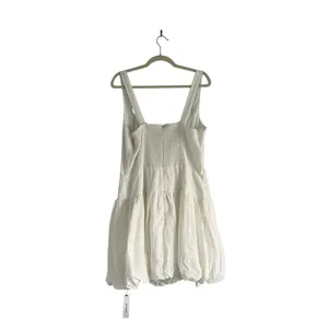 NWT Reformation Delia Linen Dress White Size 12 thumbnail 4