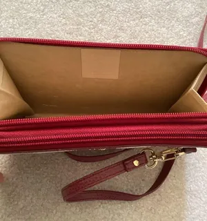 Vivienne Westwood Orb Long Wallet Red Strap Crossbody Bag thumbnail 10