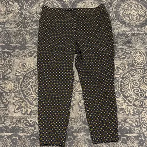 TALBOTS ESSEX ANKLE PANTS - GEO HEARTS Size 16 thumbnail 2