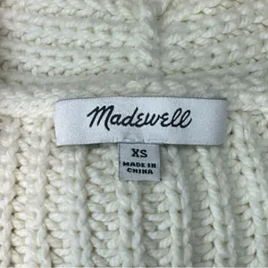 Madewell Kent Cardigan Sweater – Chunky Cotton Blend,Size XS thumbnail 4