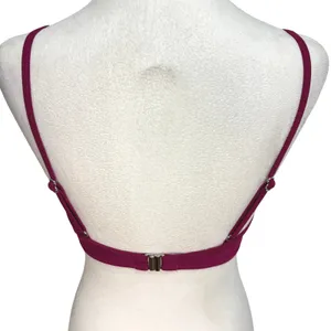 Cupshe Bikini Top‎ Magenta Pink Twisted Front Padded Swimwear Beach Small 11A thumbnail 3