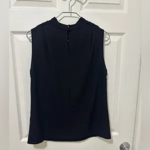 FEW MODA Black Sleeveless Dressy Blouse. thumbnail 7