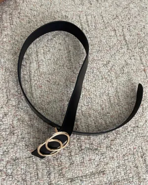 Black belt with gold buckle thumbnail 2