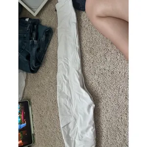 White High Waisted Leggings Lululemon Pockets Athletic Yoga Pants Gym Tights 4 thumbnail 2