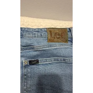 Lee Womens High Rise Flare Jeans Light Wash Blue Denim Size 32 thumbnail 8