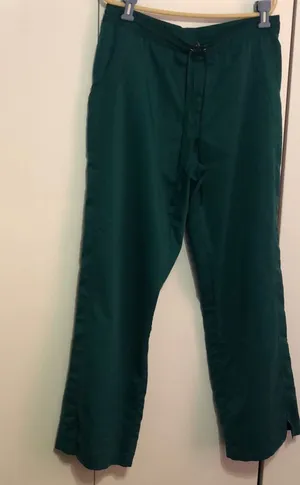 Healing Hands Purple Label Scrub Pants Women’s Size Large Green Color thumbnail 1