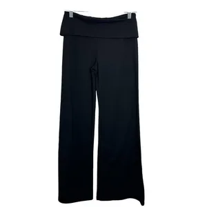 Edikted Wide Leg Pants Size Small Black Foldover Waist Y2K NWT‎ Bratz Doll 90s thumbnail 2