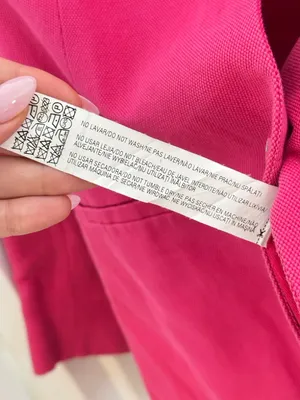 Zara Hot Pink Collarless Single-Button Blazer- made in Spain thumbnail 5